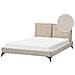 Letto Velluto A Coste Melle 160 X 200 Cm Tortora - Foto miniatura 5