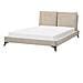 Letto Velluto A Coste Melle 160 X 200 Cm Tortora - Foto miniatura 8
