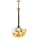 Lampadario Industrial Nordico Nula Acciaio 15 Luci E14 - Foto miniatura 2