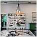 Lampadario Industrial Nordico Nula Acciaio 15 Luci E14 - Foto miniatura 3