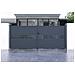 Cancello Battente 4m Cimone Alt. 160cm Alluminio + Motorizzazione Bunker B500 - Foto miniatura 2