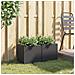 Fioriere Da Giardino 2 Pz Nere 36x30x32 Cm In Polyrattan - Foto miniatura 3