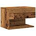 Comodino Da Parete Legno Antico - Foto miniatura 2