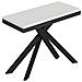 Consolle Allungabile 90x40/300 Cm Saki Evolution Bianco Frassino Telaio Antracite - Foto miniatura 1