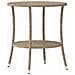 Sedie da Giardino Reclinabili 2pz con Tavolino Polyrattan Beige - Foto miniatura 10