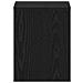 Comodini 2pz Rovere Nero 40x30x40 cm in Legno Multistrato - Foto miniatura 8
