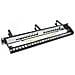 Patch Panel Cat. 6a 16 Vie, Con 3 Staffe, 16 Tasti, 19"", 1u, Nero - Foto miniatura 2