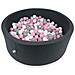 Ballenbak 110x40cm Grafiet Met Ballen 500st (poederroze, Grijs, Wit) - Foto miniatura 1