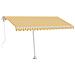 Lusso Casadino -  Tenda Da Sole Autoportante Automatica 450x350 Cm Gialla Bianca - Foto miniatura 3