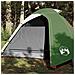 Tenda da Campeggio a Cupola per 3 Persone Verde Impermeabile - Foto miniatura 1