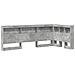 Testata contenitore Grigio cemento 75 cm Legno multistrato - Foto miniatura 1