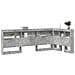 Testata contenitore Grigio cemento 75 cm Legno multistrato - Foto miniatura 3
