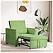 Divano Letto Singolo Verde chiaro 90 x 165 x 87 cm Velluto - Foto miniatura 3