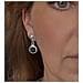Orecchino A Goccia Con Cristallo Sw Nero - Foto miniatura 3