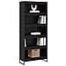 Armadio per Libri 2 pcs Rovere Nero 80 x 30 x 155 cm - Foto miniatura 3