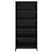Armadio per Libri 2 pcs Rovere Nero 80 x 30 x 155 cm - Foto miniatura 5