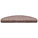 Tappetini per scale autoadesivi 30 pz 65x21x4 cm Marrone Chiaro semicircolari grandi - Foto miniatura 4