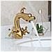 Rubinetto per lavabo da bagno, Blackswan, tipo M268 Dragon, modello oro, misura 20 cm - Foto miniatura 2