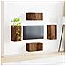 Set mobile TV 4 pcs Legno vecchio Legno multistrato - Foto miniatura 4