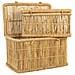 Set Di 2 Cesti Portabiancheria In Bambù 75x52x40 - Foto miniatura 1