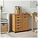 Mobile con Ruote con ruota Marrone miele 63,5 x 39 x 65,5 cm - Foto miniatura 2