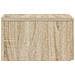 Mobiletto da notte a muro 2 pcs Rovere Sonoma 49 x 34,5 x 20 cm - Foto miniatura 5