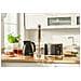 STS 7501BK tostapane 7 2 fetta /e 930 W Nero, Oro - Foto miniatura 3