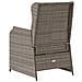 Panchina da giardino 2 pcs Grigio polyrattan - Foto miniatura 7