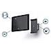 Porta Tablet da Muro per Tablet da 7" a 13" Colore Argento Metallizzato - Foto miniatura 7