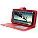 Custodia Smartphone Universale Portafoglio Rossa S Supporto + Specchio - Foto miniatura 10