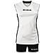 Kit Elica Volley Completino Per La Pallavolo Di Maglia Smanicata E Pantaloncino Di Colore Bianco / nero Taglia M - Foto miniatura 1