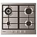 Piano Cottura CHG6BR4WX a Gas 4 Fuochi Gas Colore Inox - Foto miniatura 1
