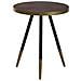 Tavolino In Color Noce Scuro Con Gambe In Nero / oro Ramona - Foto miniatura 1