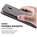 Custodia Compatibile Con Lenovo Google Nexus 6 / 6x In Grigio Nero - Coperchio Protettiva Con Chiusura Magnetica, Funzione Stand E Tasca Per Le Carte - Foto miniatura 8