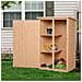 Capanno Attrezzi Da Esterno In Legno Abete Impermeabile 75x56x115 Cm - Foto miniatura 2