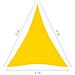 Parasole a Vela Oxford Triangolare 4x5x5 m Giallo - Foto miniatura 6