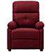 Poltrona Reclinabile Rosso Vino in Tessuto - Foto miniatura 2