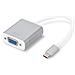 DA-70837 0.2m USB C VGA (D-Sub) Bianco cavo e adattatore video - Foto miniatura 1