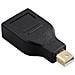 00054548 Mini DisplayPort DisplayPort Nero cavo e adattatore video - Foto miniatura 1