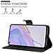Custodia Compatibile Con Huawei Nova 7 5g In Nero Carbone - Coperchio Protettiva Con Chiusura Magnetica, Funzione Stand E Tasca Per Le Carte - Foto miniatura 3