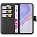 Custodia Compatibile Con Huawei Nova 7 5g In Nero Carbone - Coperchio Protettiva Con Chiusura Magnetica, Funzione Stand E Tasca Per Le Carte - Foto miniatura 6