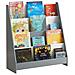 Libreria Montessoriana Per Bambini - Scaffale Portagiochi Grigio - Kmb32-hg - Foto miniatura 1