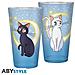 Sailor Moon Large Glass Luna & Artemis - Sailor Moon Bicchiere Grande Luna & Artemis 400 Ml - Abystyle - Foto miniatura 1