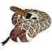 Serpenti Della Repubblica Selvaggia, Peluche Super Jumbo Western Diamondback Snake, Animale Farcito Gigante, Peluche, Regali Per Bambini, 113 - Foto miniatura 1