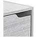 Scarpiera 4 Ante Ripiani Porta Scarpe Doppia Profondita Legno 63x24x150 Grigio - Foto miniatura 5