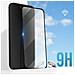Vetro Temperato Per Iphone 15 Plus E 15 Pro Max Bordo Nero Adesivo Smussato - Foto miniatura 4