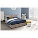 Letto Matrimoniale Lisa, Letto Contenitore Con Rivestimento In Ecopelle, 100% Made In Italy, Apertura Frontale, Adatto Per Materasso Cm 160x200, Tortora - Foto miniatura 3