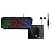 Combo Helium tastiera Mouse incluso Gaming USB AZERTY Francese Nero - Foto miniatura 1