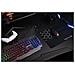 Combo Helium tastiera Mouse incluso Gaming USB AZERTY Francese Nero - Foto miniatura 9