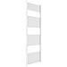 Termoarredo Bagno Scaldasalviette Acciaio Radiatore Calorifero Termosifone Bianco *** Finitura- : Bianco Opaco, Misure : H1800xl600xi550 Mm - Foto miniatura 1